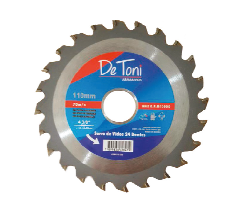 Disco de Serra Videa 4.3/8 24 dentes