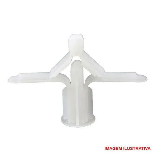 Bucha Borboleta de Nylon Media 10x38