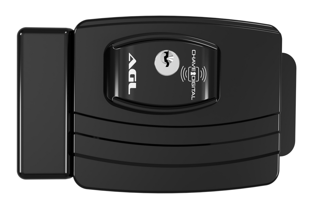 Fechadura Eletrica Ultra Card AGL preta